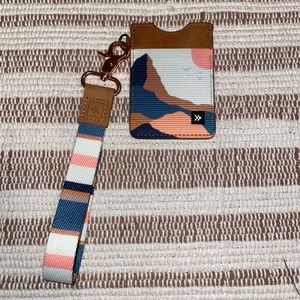 Thread wallets card holder/lanyard